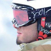 Pro Snowboardcross boarder Pierre Vaultier wearing Bolle Nova