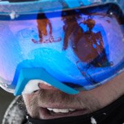 Scott Stevens - Pro Snowboarder wearing Smith Optics I-O