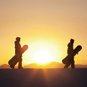 Eric Jackson - Pro Snowboarder wearing Von Zipper Skylab